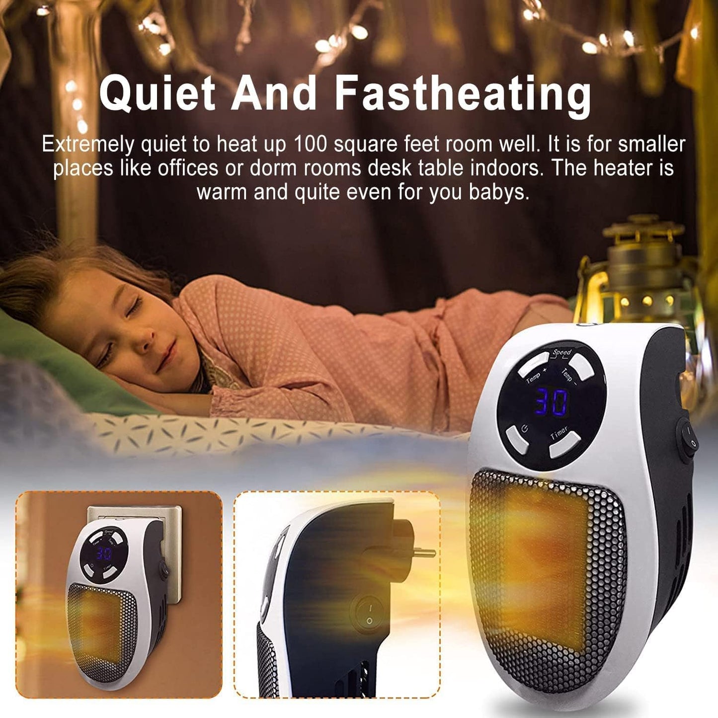 Portable Electric Heater Fan Heater