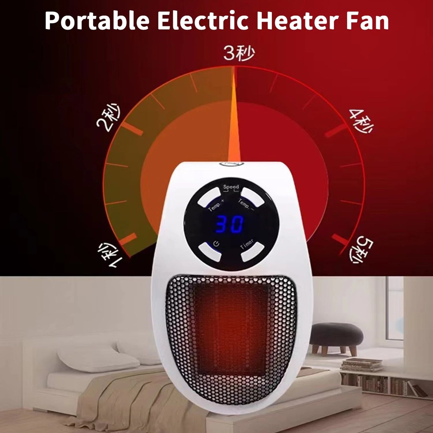 Portable Electric Heater Fan Heater