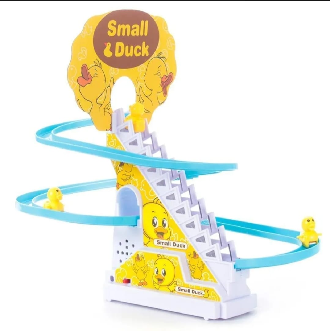Sliding Ducklings Race Track Toy with Lights