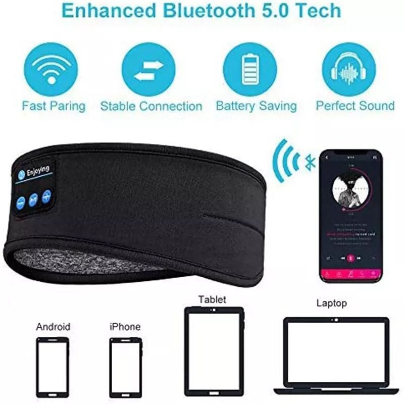 Bluetooth Music Headband – Sport & Sleep