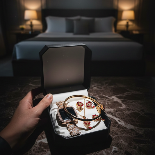 Elegant Ladies Watch & Bangle Set