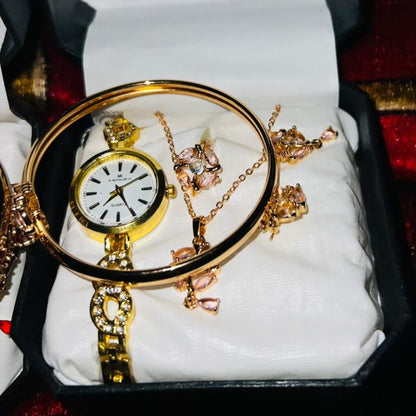 Ladies Watch With Jewellery