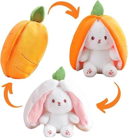 Strawberry Rabbit Plush Pillow