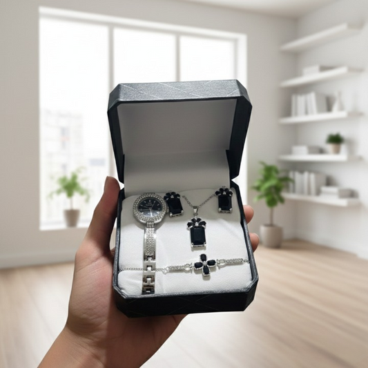 ladies watch with jawellery